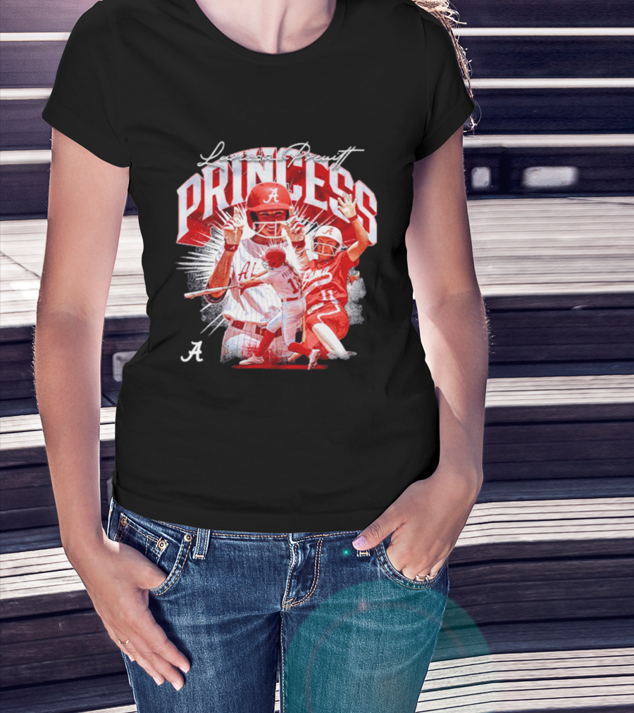Larissa Preuitt Alabama Princess Softball NCAA Player Collage T-Shirt