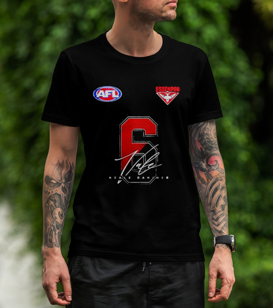 Essendon Bombers AFL Neale Daniher FightMND 6 T-Shirt