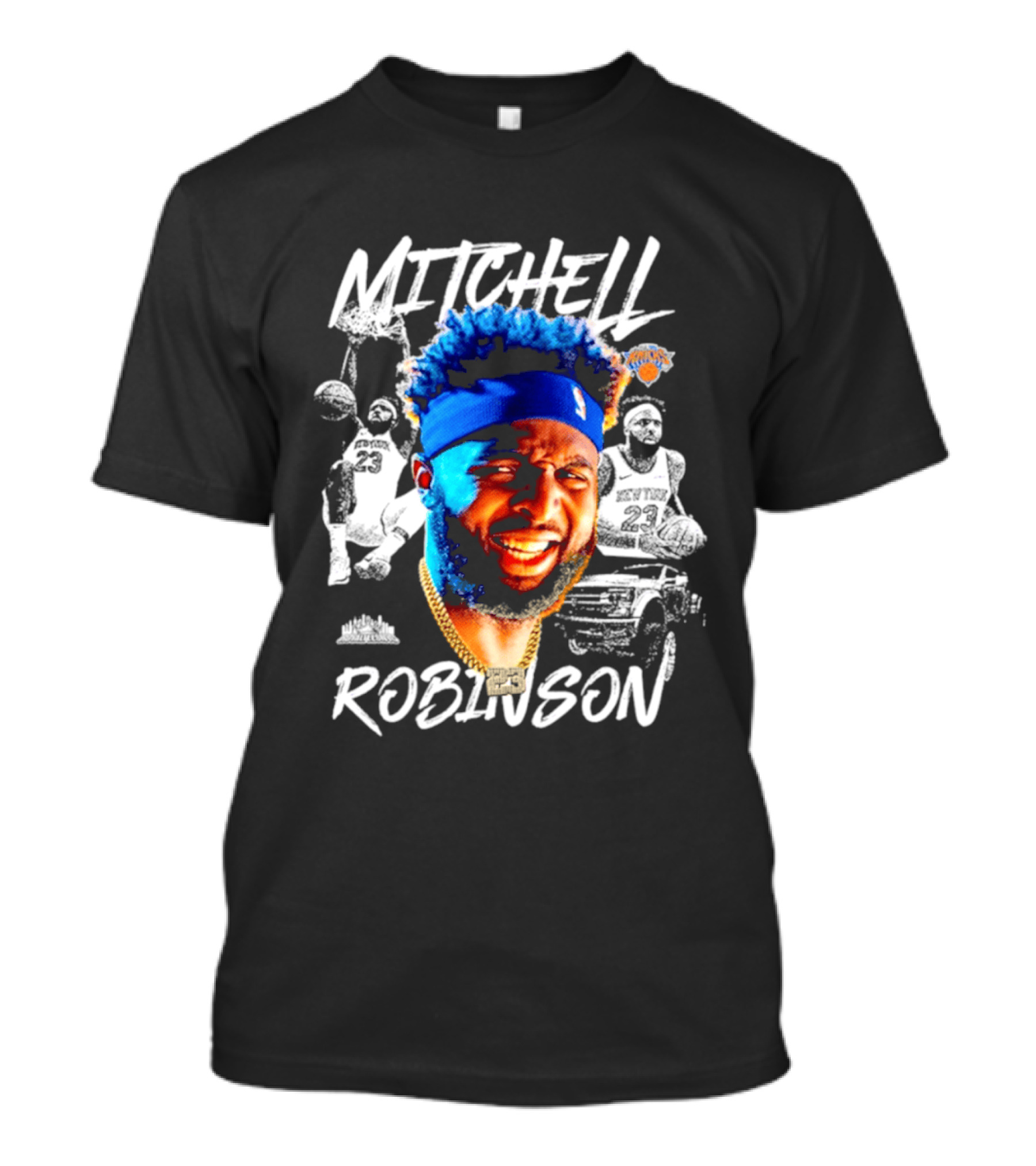 Mitchell Robinson New York Knicks NBA Basketball Player T-Shirt