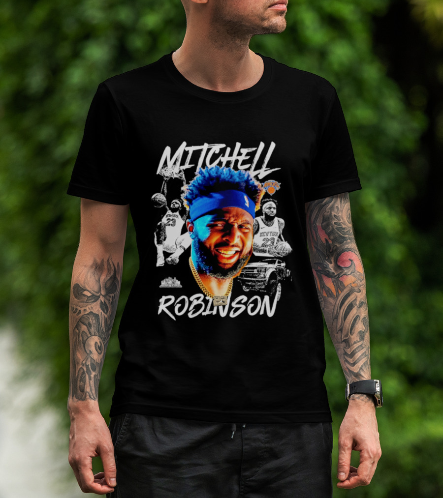 Mitchell Robinson New York Knicks NBA Basketball Player T-Shirt