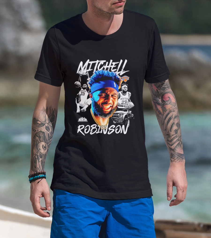 Mitchell Robinson New York Knicks NBA Basketball Player T-Shirt