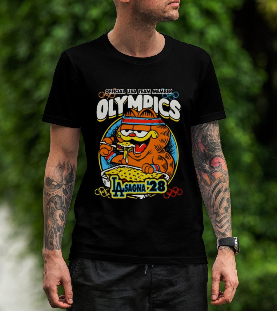 Official Usa Team Member Olympics Lasagna 28 T-Shirt