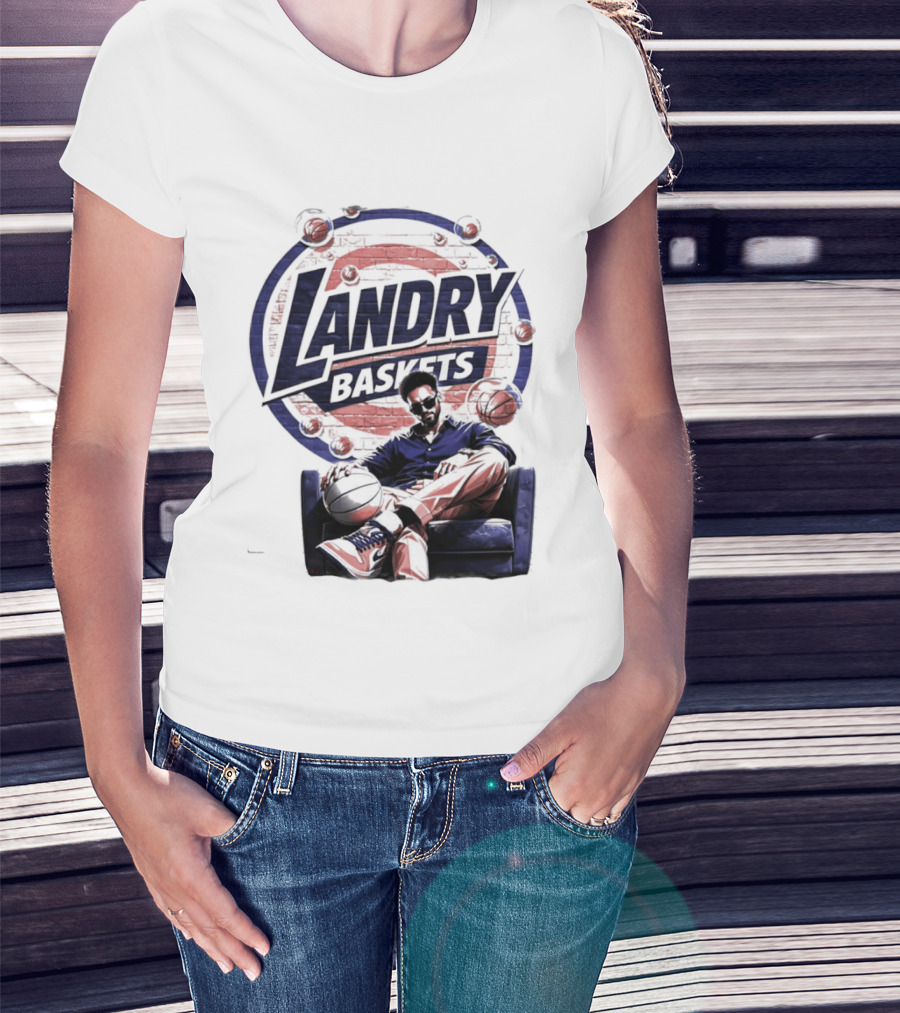Landry Fields NBA New York Knicks Landry Baskets Basketball T-Shirt