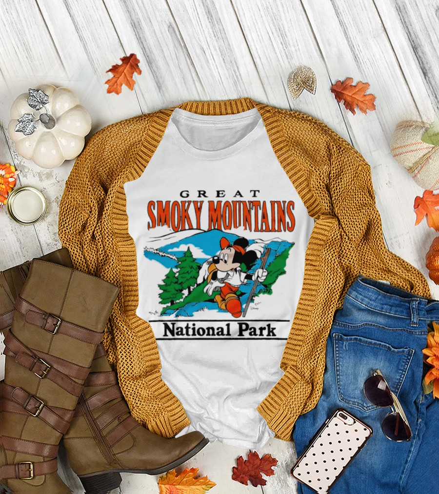 Mickey Mouse Great Smoky Mountains National Park Adventure T-Shirt