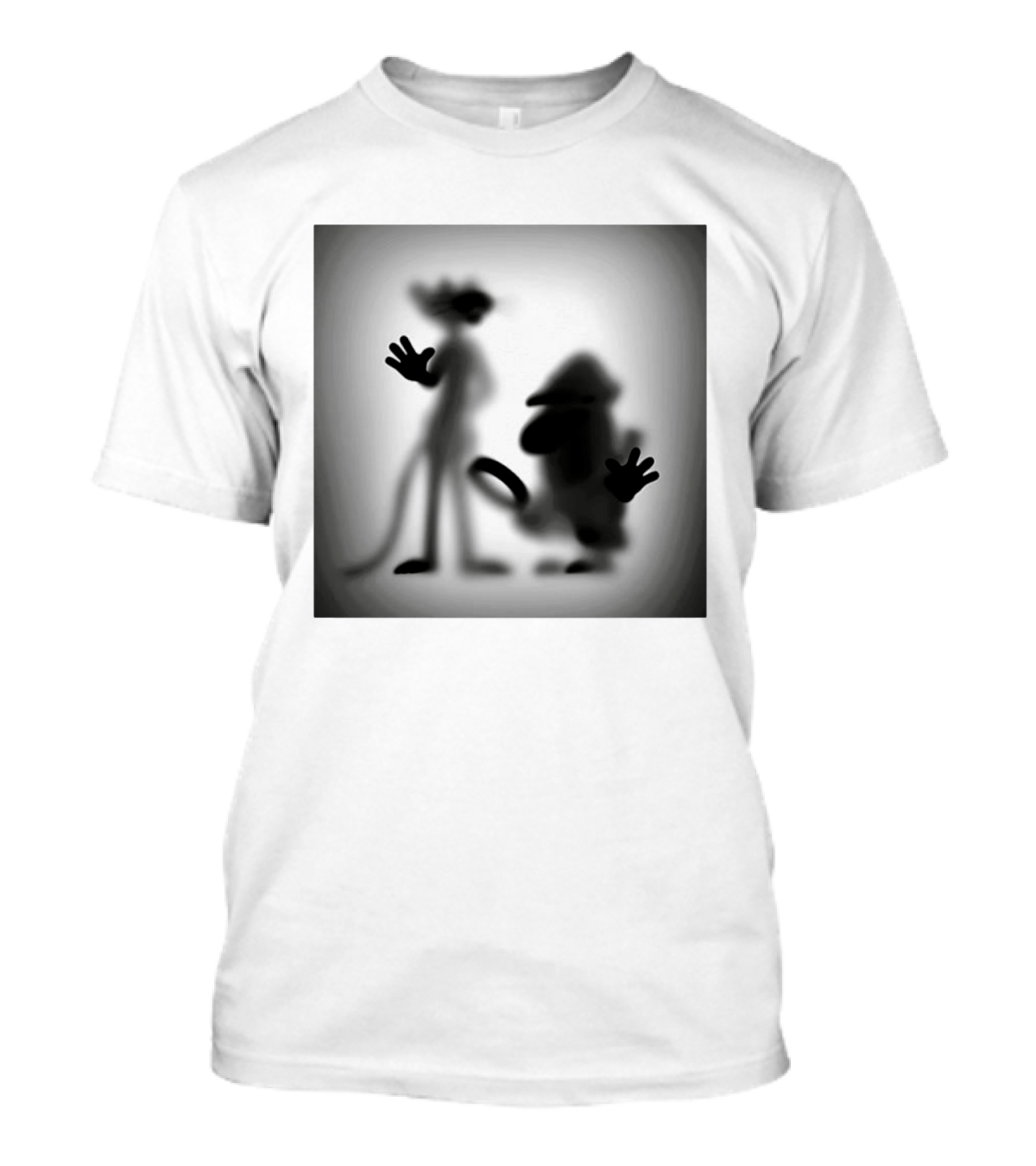 Pink Panther Inspector Clouseau Shadow Figure Duo T-Shirt