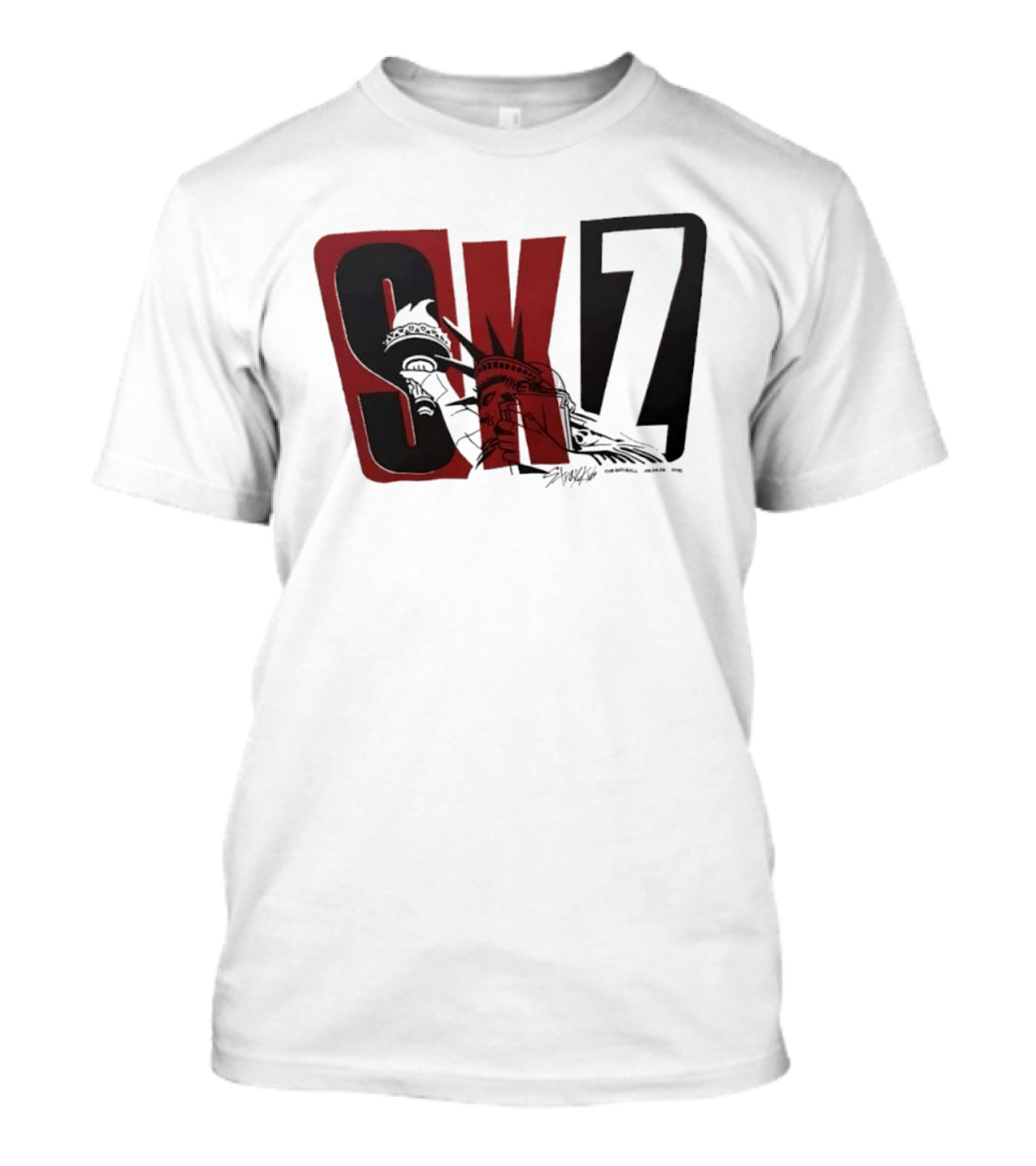 Stray Governors Ball New York City SKZ Liberty Statue T-Shirt