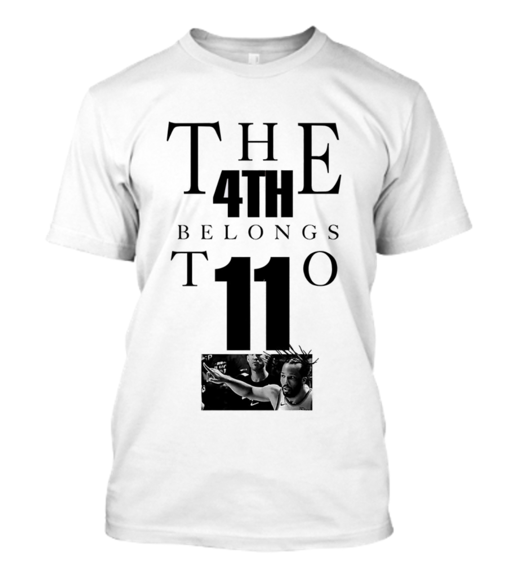 New York Knicks NBA Jalen Brunson 11 The 4th Belongs T-Shirt