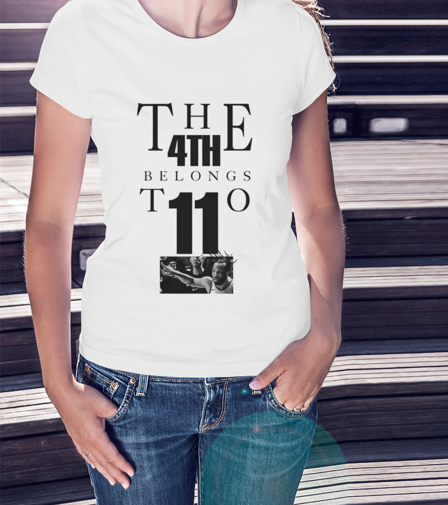 New York Knicks NBA Jalen Brunson 11 The 4th Belongs T-Shirt