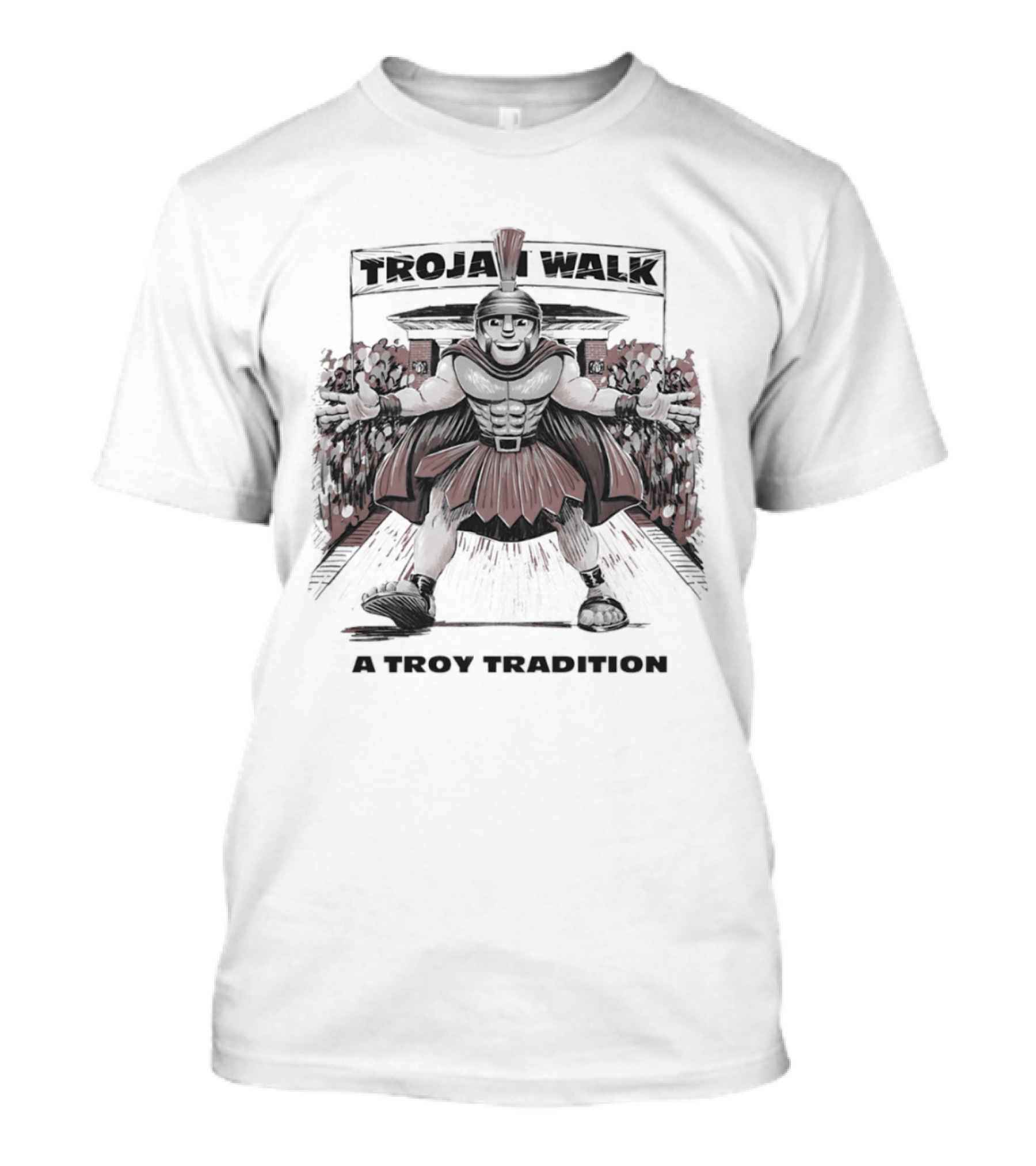 Trojan Walk A Troy Tradition Athletics Troy University Sports T-Shirt