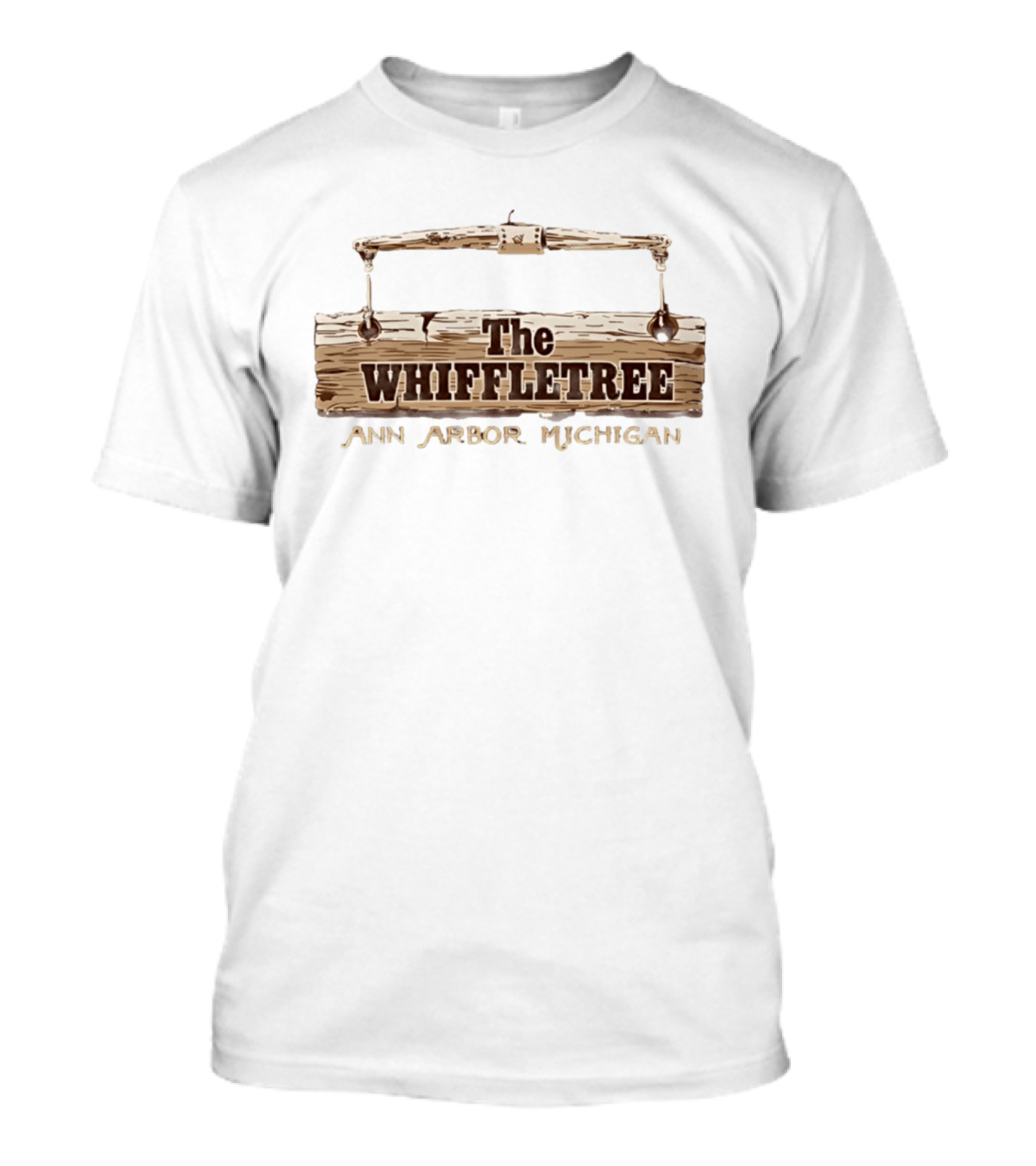 The Whiffletree Ann Arbor Michigan Rustic Sign T-Shirt