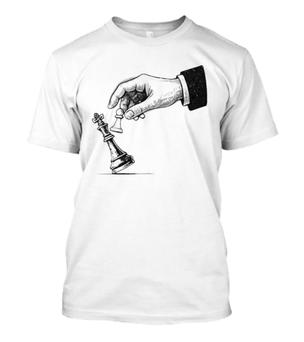 Chess Pawn Topple King Strategic Game Power Victory T-Shirt
