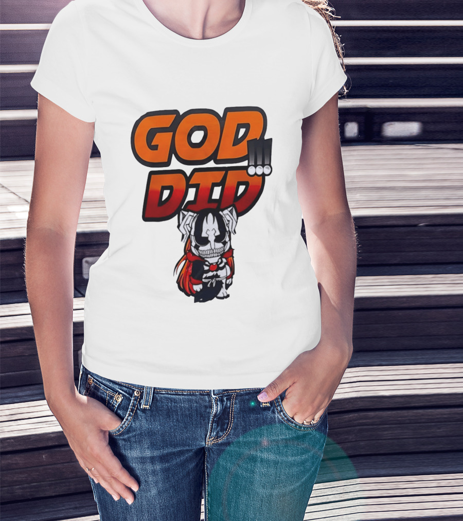Ichigo Kurosaki God Did Bleach Anime Chibi T-Shirt