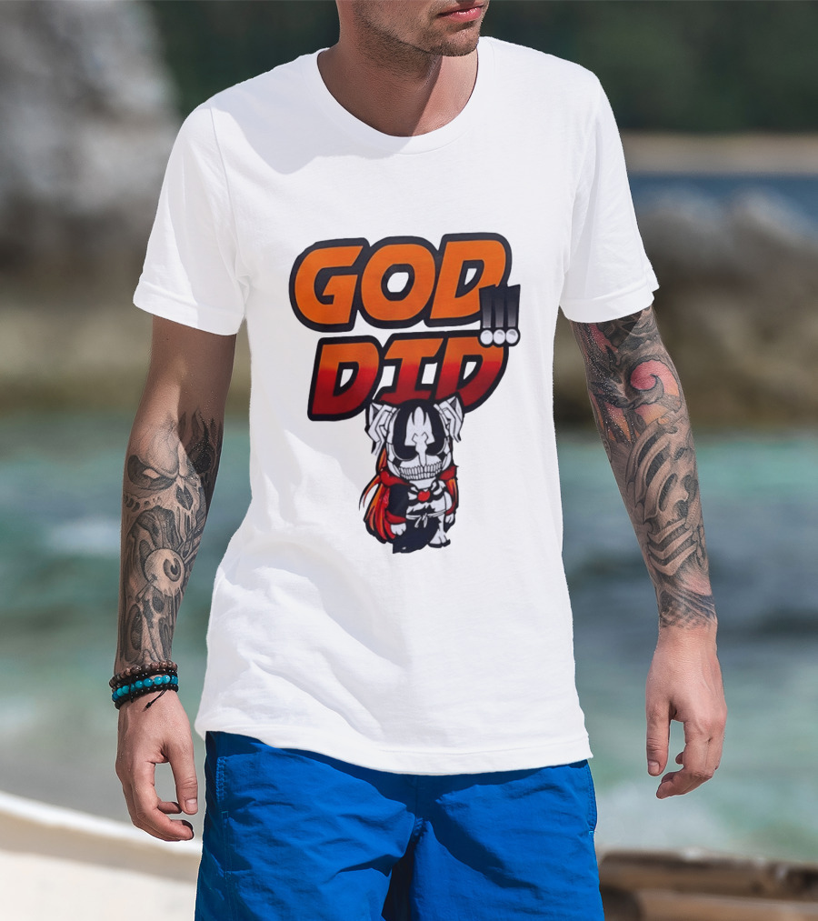 Ichigo Kurosaki God Did Bleach Anime Chibi T-Shirt