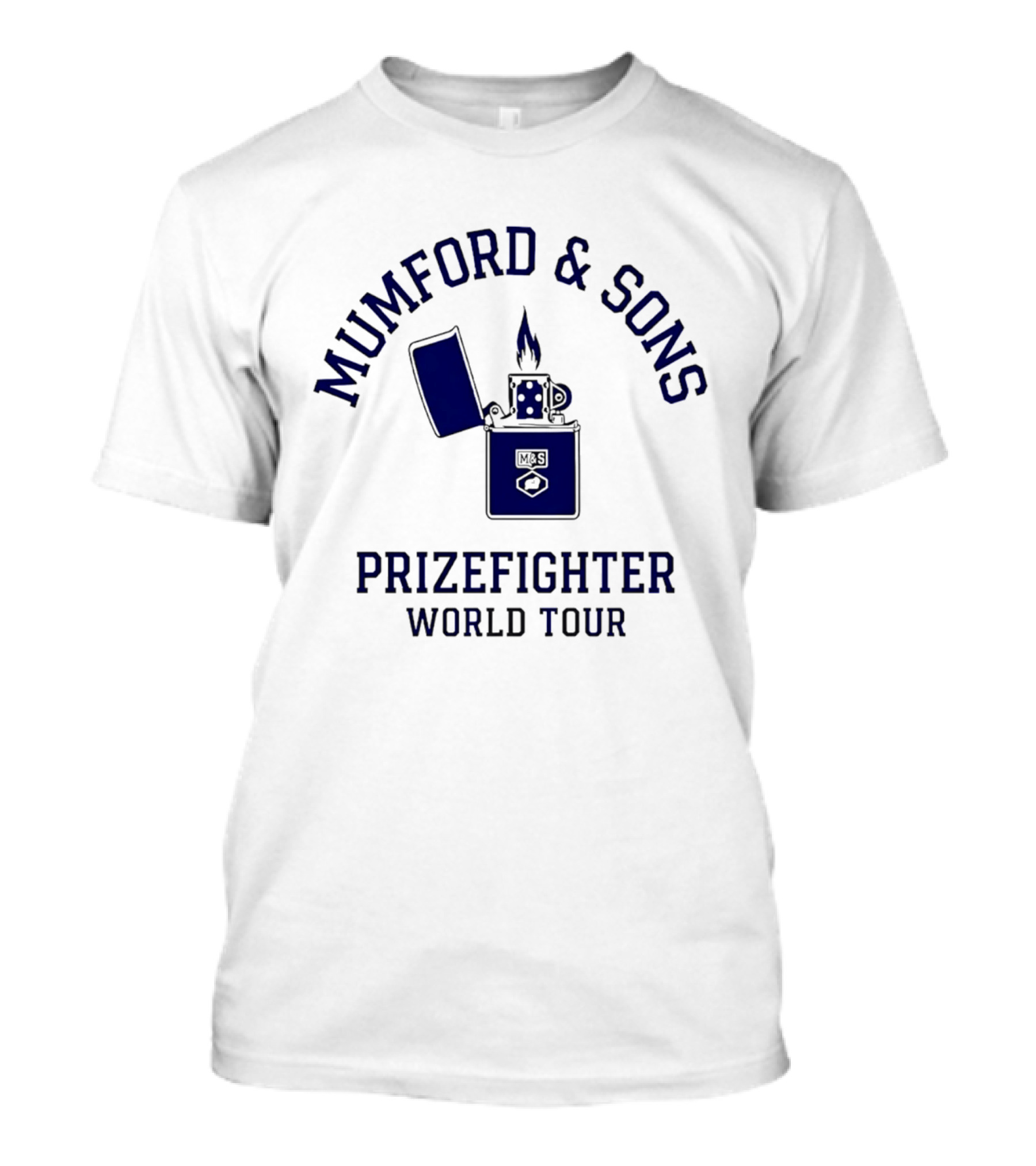 Mumford And Sons Prizefighter World Tour 2026 North America Lighter Flame T-Shirt