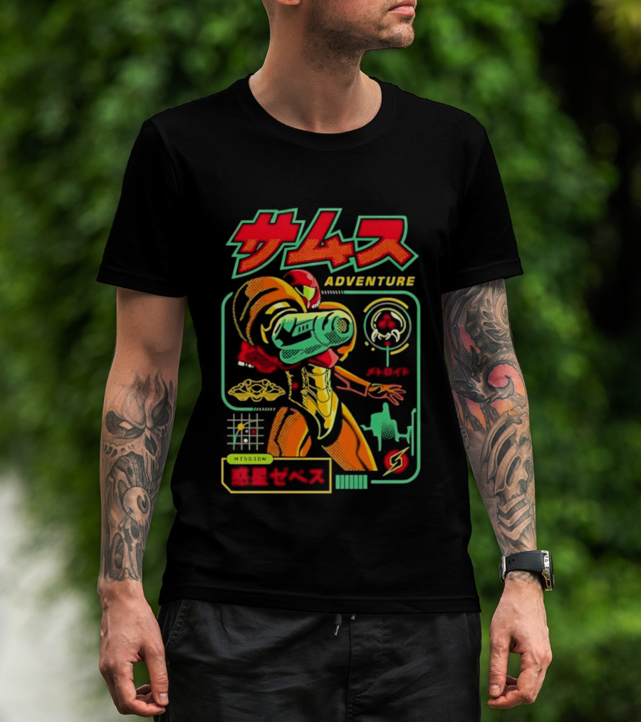 Samus Adventure Metroid Mission Zebes T-Shirt