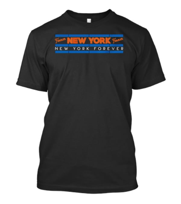 Forever New York Knicks NYC Basketball Team Swoosh T-Shirt