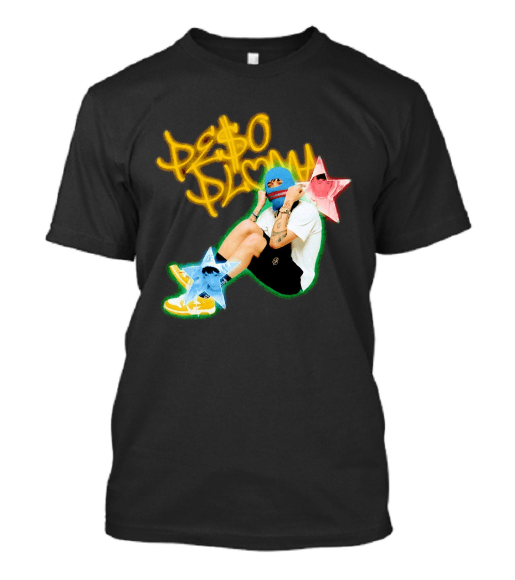 Peso Pluma Zero Love Balaclava Stars P Hundred T-Shirt