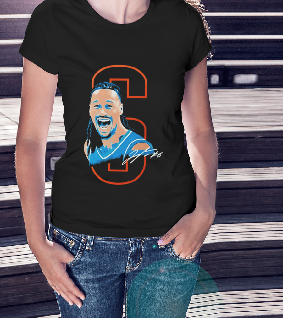 Jaylin Williams OKC Thunder #6 Cartoon T-Shirt