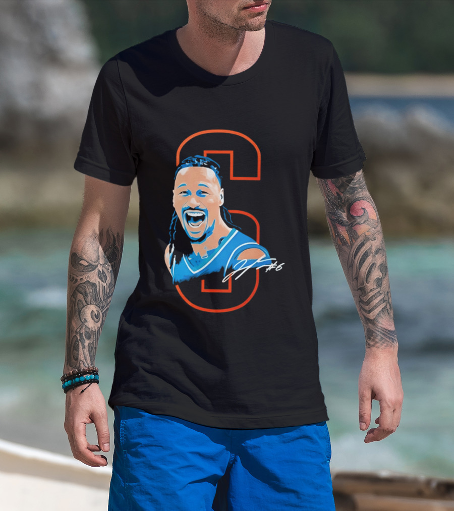 Jaylin Williams OKC Thunder #6 Cartoon T-Shirt