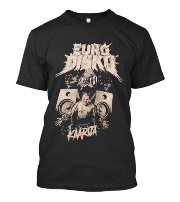 Euro Disko Kaarija Music Speakers And Dance Party T-Shirt