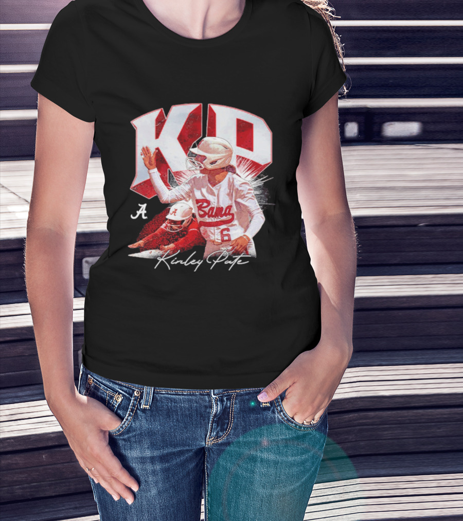 KP Alabama Bama Softball Kinley Pate NCAA Player T-Shirt