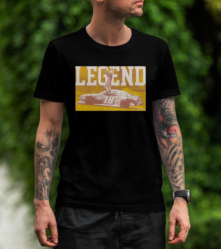 Kyle Busch 18 M&M Legend NASCAR Victory Celebration T-Shirt