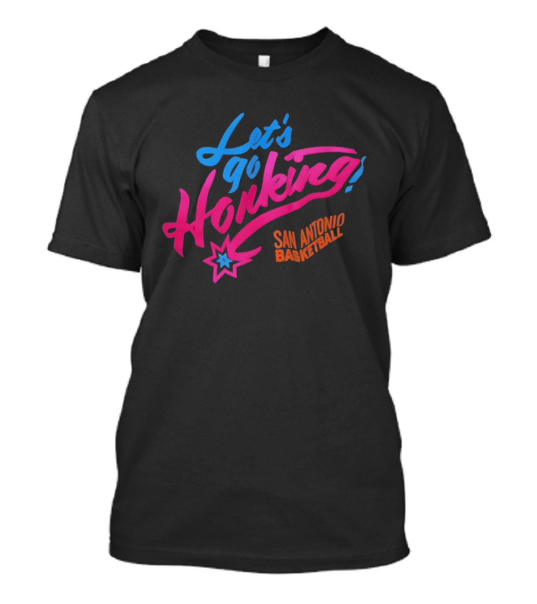 Let's Go Honking San Antonio Basketball Star T-Shirt