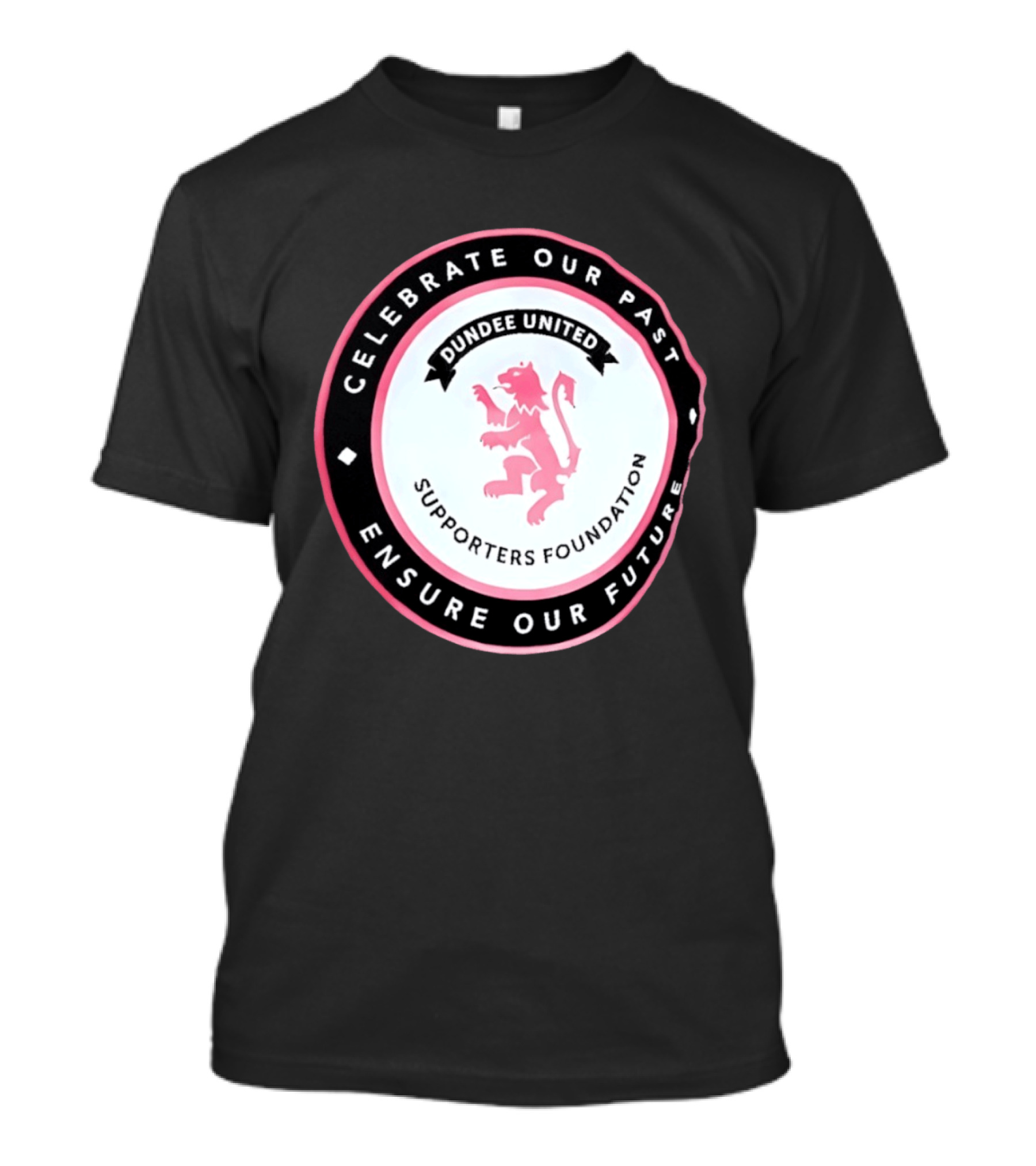 Dundee United Celebrate Our Past Ensure Our Future Supporters Foundation Lion Crest T-Shirt