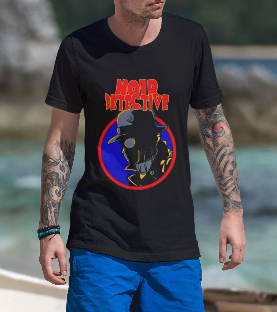 Noir Detective Private Investigator Mystery Solver T-Shirt