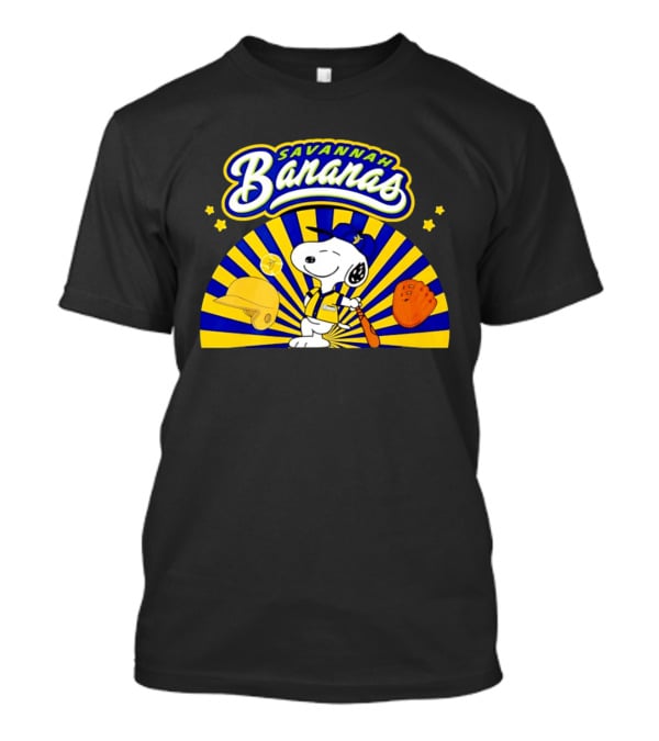 Snoopy Savannah Bananas Baseball Batting Stance T-Shirt