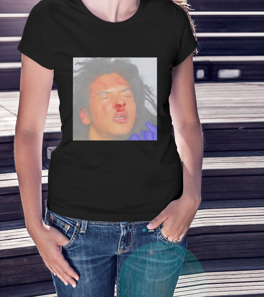 John Doe Unknown Player Generic Team Bloody Face T-Shirt