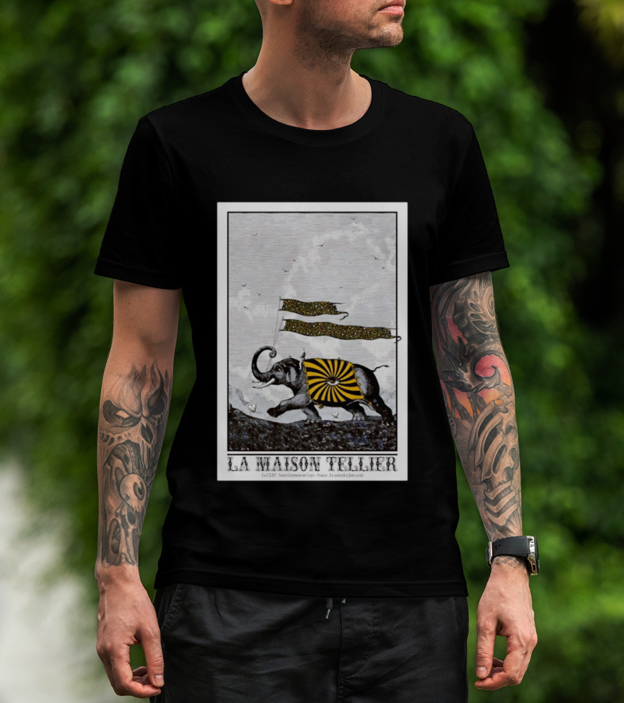 La Maison Tellier La CLEF Saint Germain En Laye Le Samedi 6 Juin 2026 Elephant T-Shirt