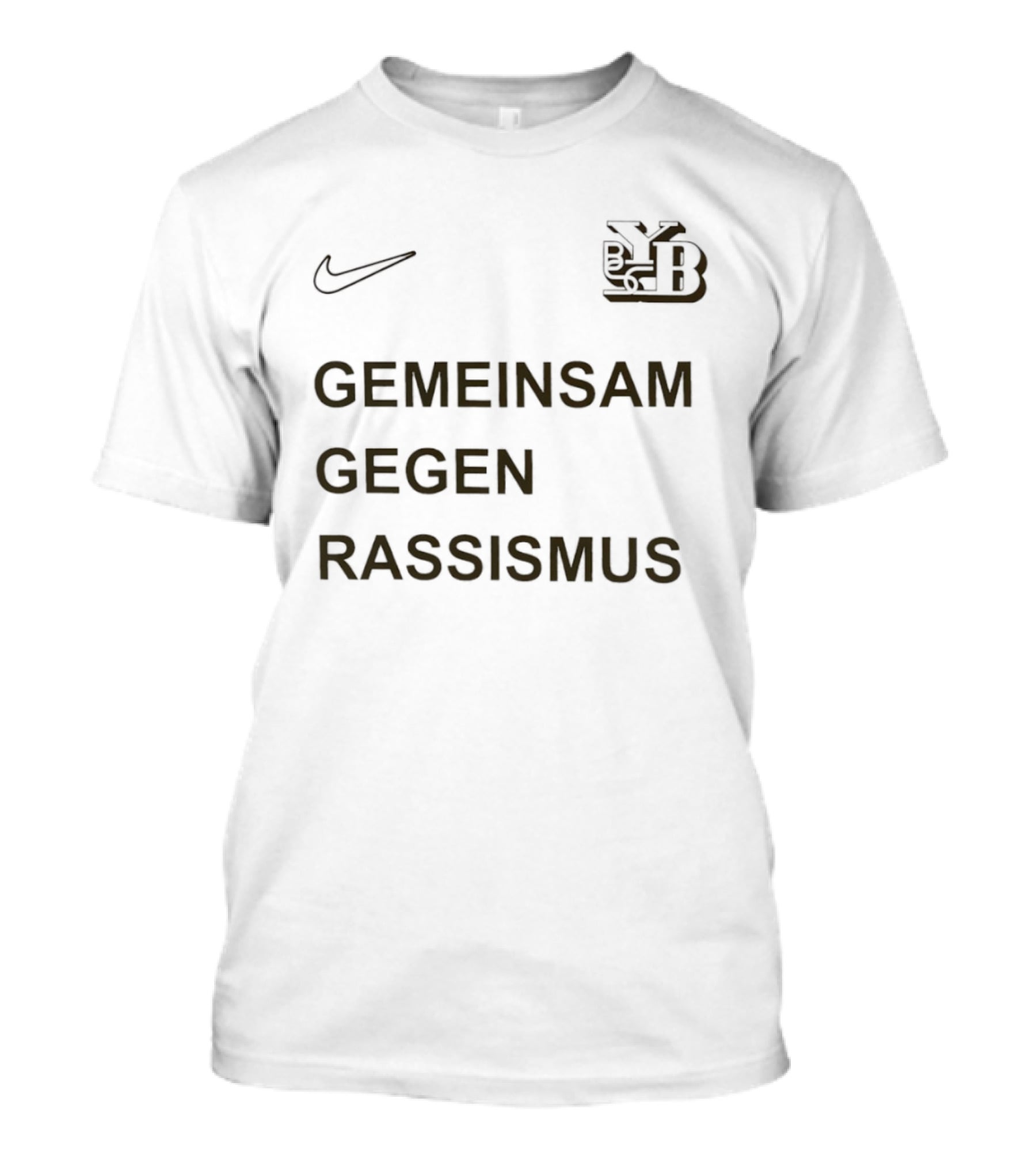 BSC Young Boys Gemeinsam Gegen Rassismus Team Nike Swoosh T-Shirt