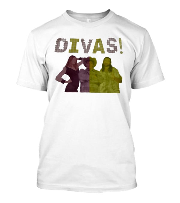 Divas Pop Culture Iconic Trio Plaid T-Shirt