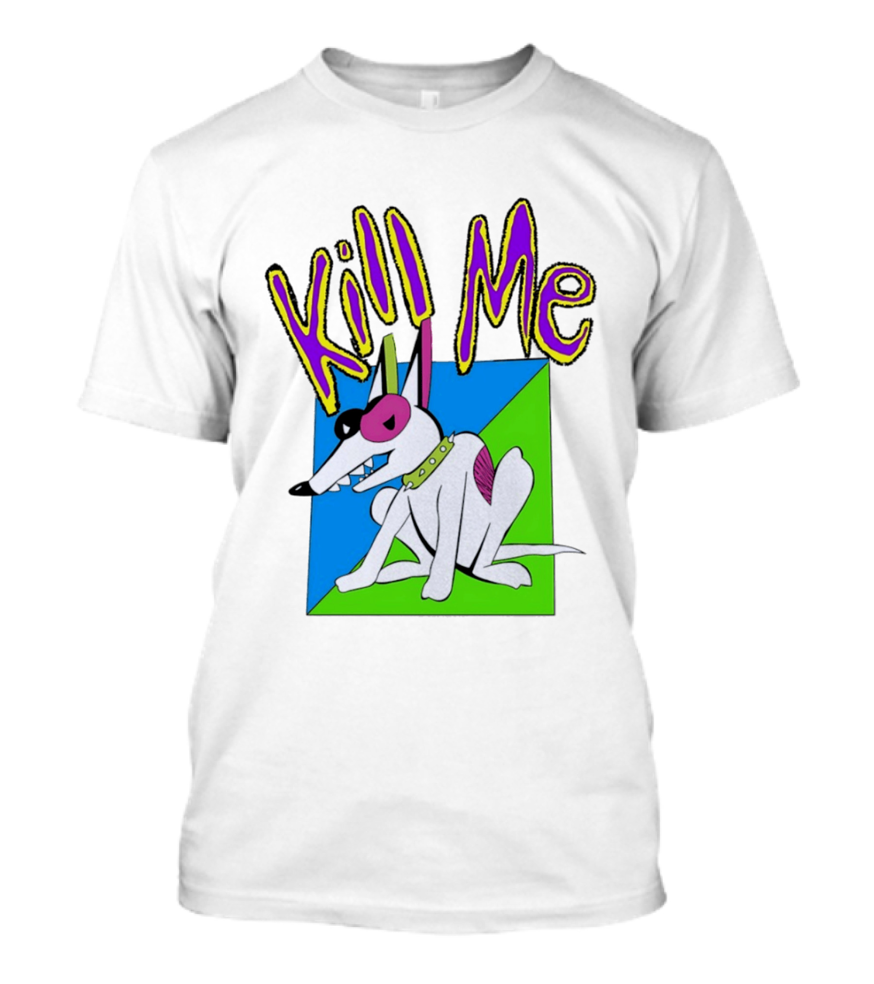 Kill Me Spuds MacKenzie Dog 1980s Pop Culture T-Shirt