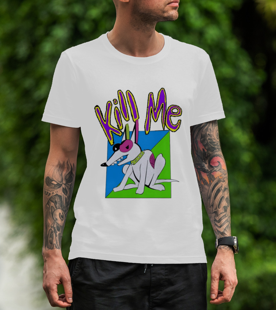 Kill Me Spuds MacKenzie Dog 1980s Pop Culture T-Shirt