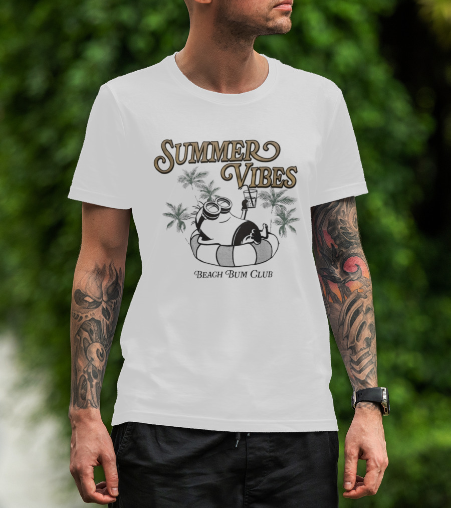 Summer Vibes Beach Bum Club Minion Despicable Me T-Shirt