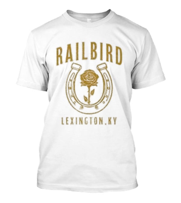 Railbird 2026 Lexington KY Music Festival June 6 7 Banjo Horseshoe T-Shirt