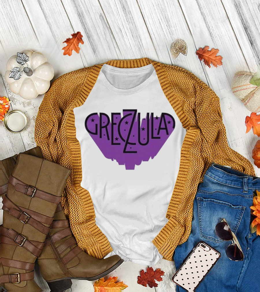 Greczula Starry Purple Tour 2026 Font T-Shirt