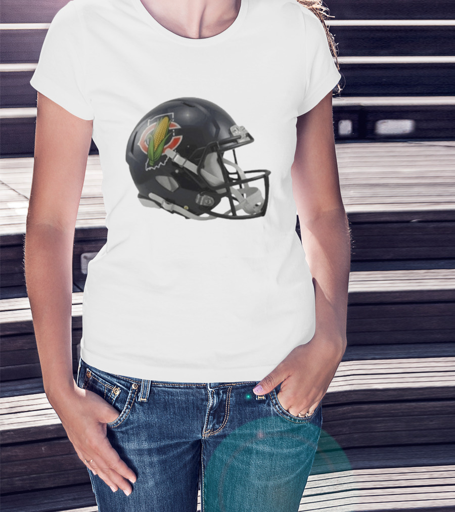 Chicago Bears Indiana Corn Helmet 2026 Edition T-Shirt