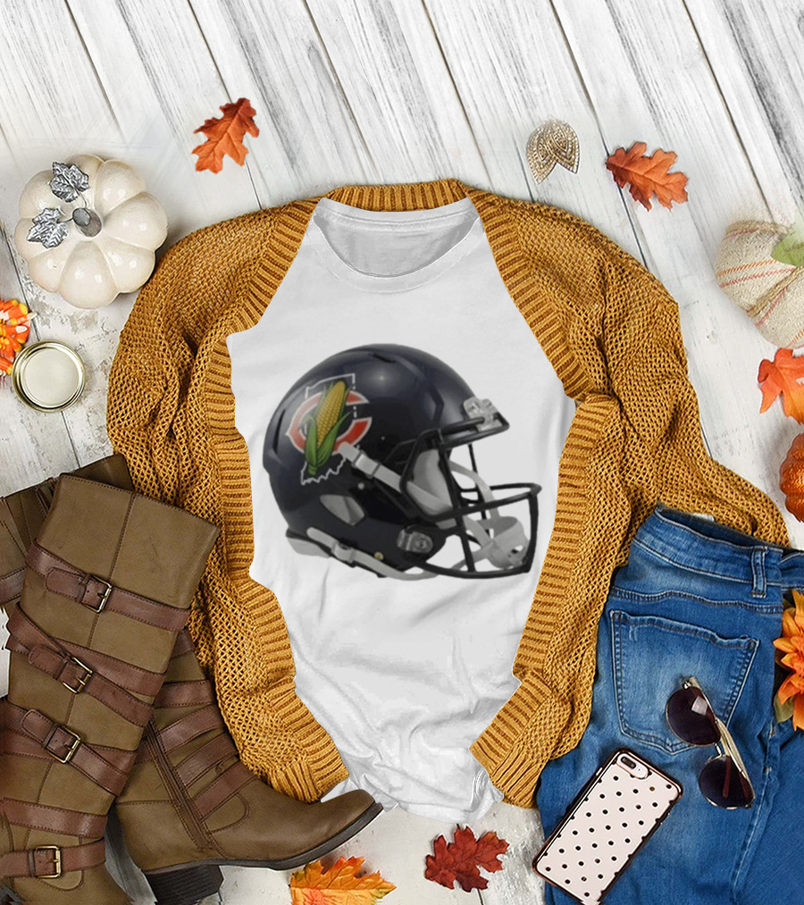 Chicago Bears Indiana Corn Helmet 2026 Edition T-Shirt