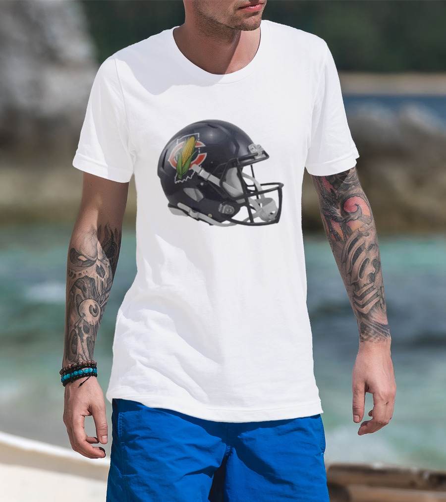 Chicago Bears Indiana Corn Helmet 2026 Edition T-Shirt