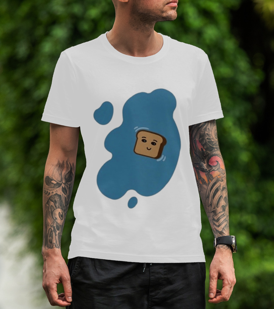 New Soggy Toast Another Spill Happy Bread In Puddle T-Shirt