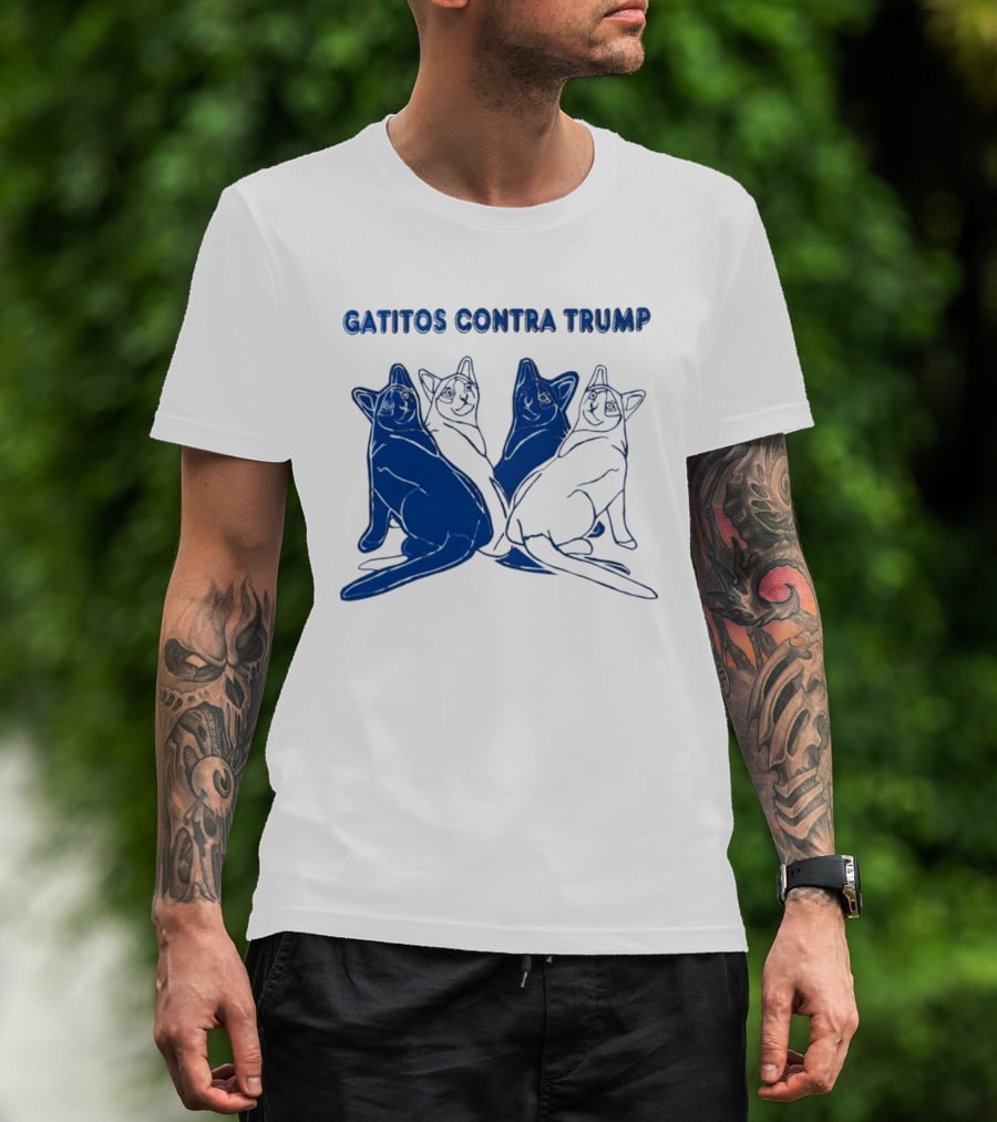 Gatitos Contra Trump Sphynx Cats T-Shirt