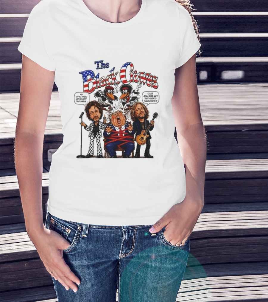 The Black Crowes Dump On Trump Political Commentary Band T-Shirt