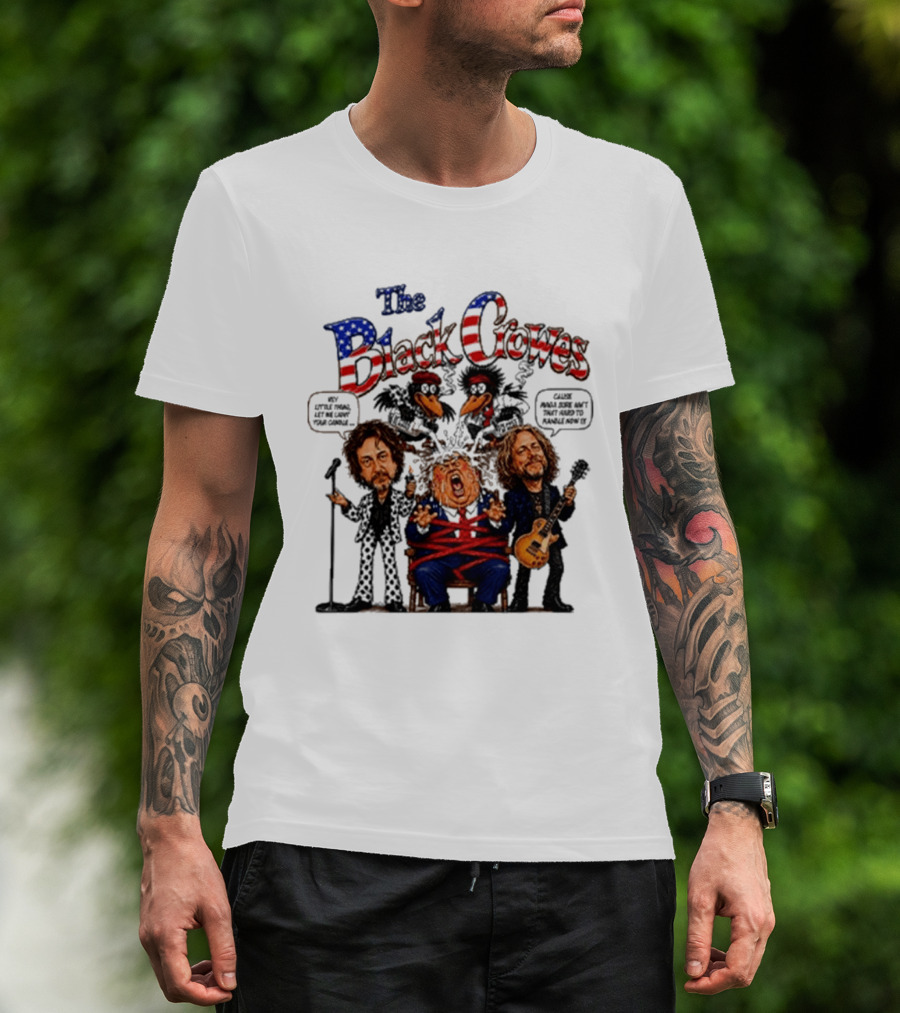 The Black Crowes Dump On Trump Political Commentary Band T-Shirt