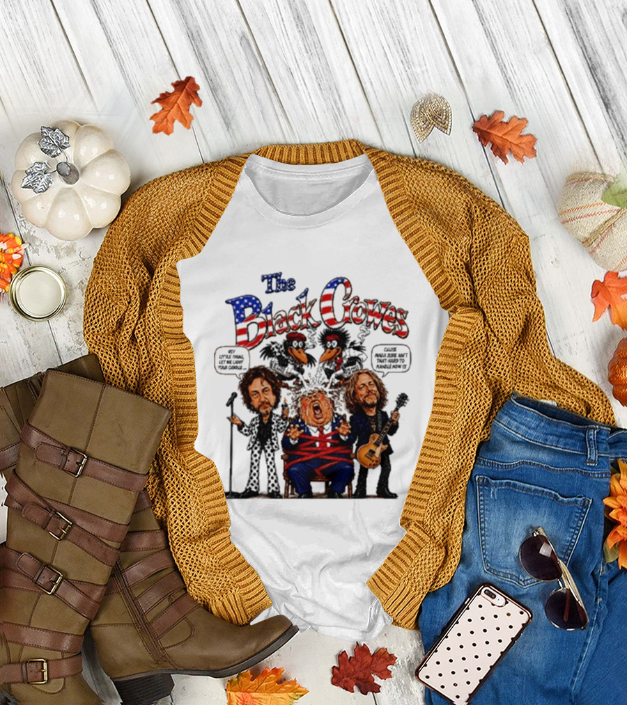 The Black Crowes Dump On Trump Political Commentary Band T-Shirt