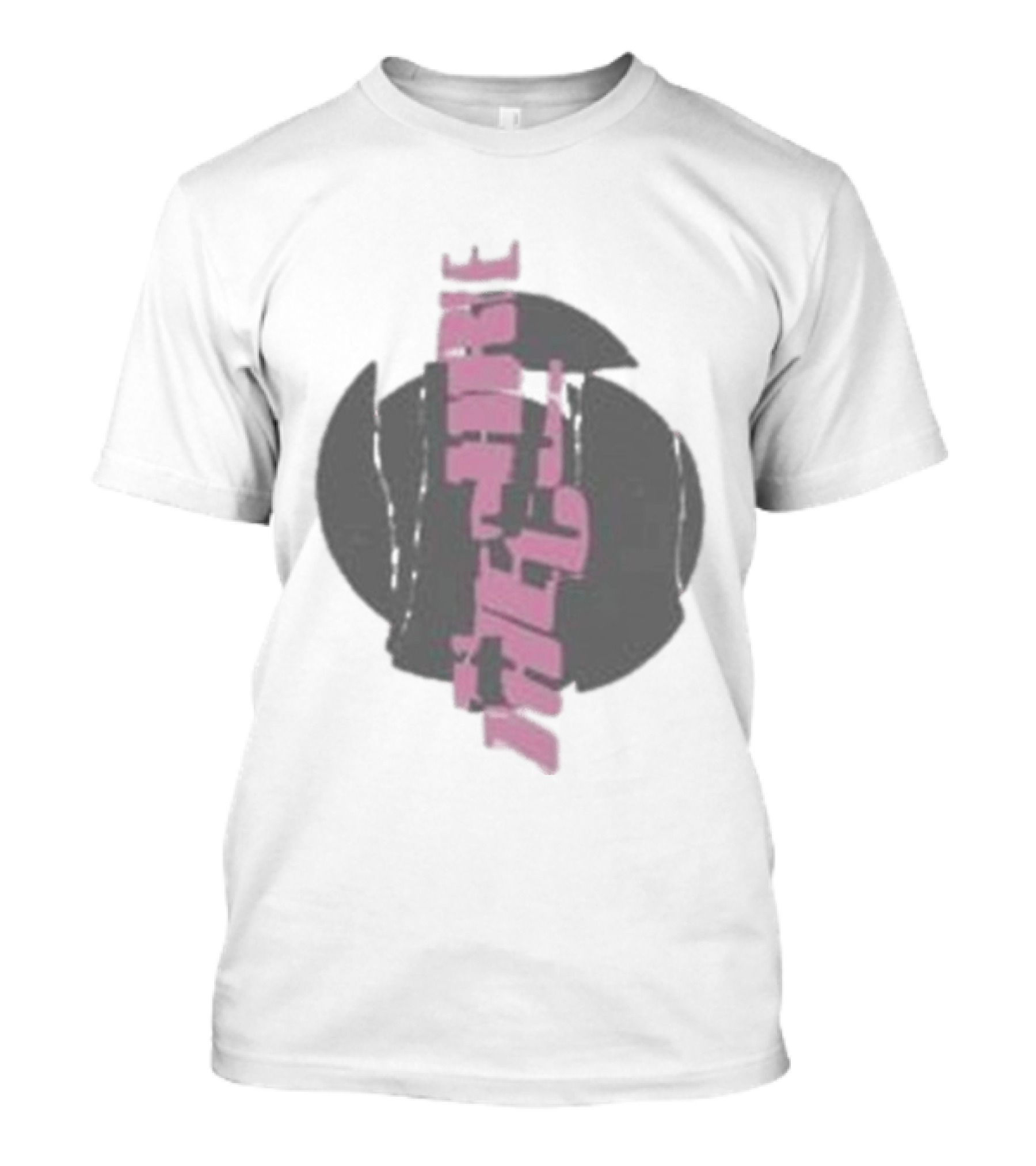 The Cure Vertical Festival Summer 2026 Black And Pink T-Shirt