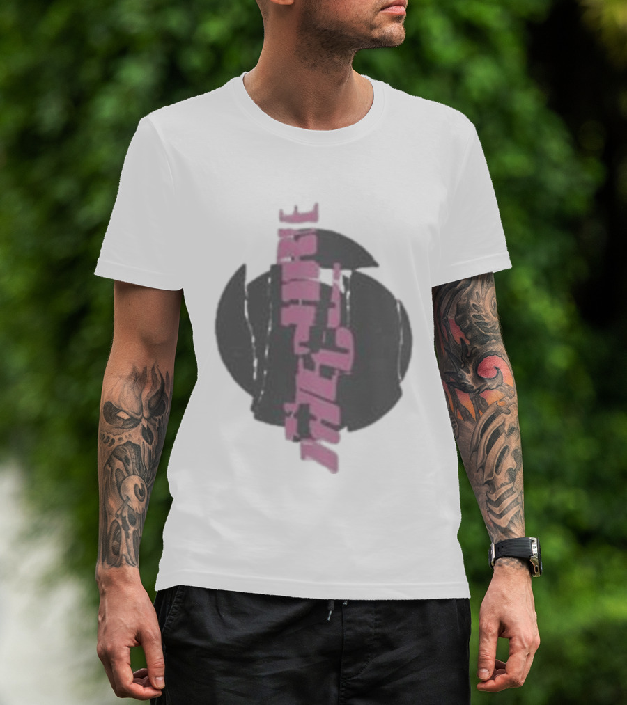 The Cure Vertical Festival Summer 2026 Black And Pink T-Shirt