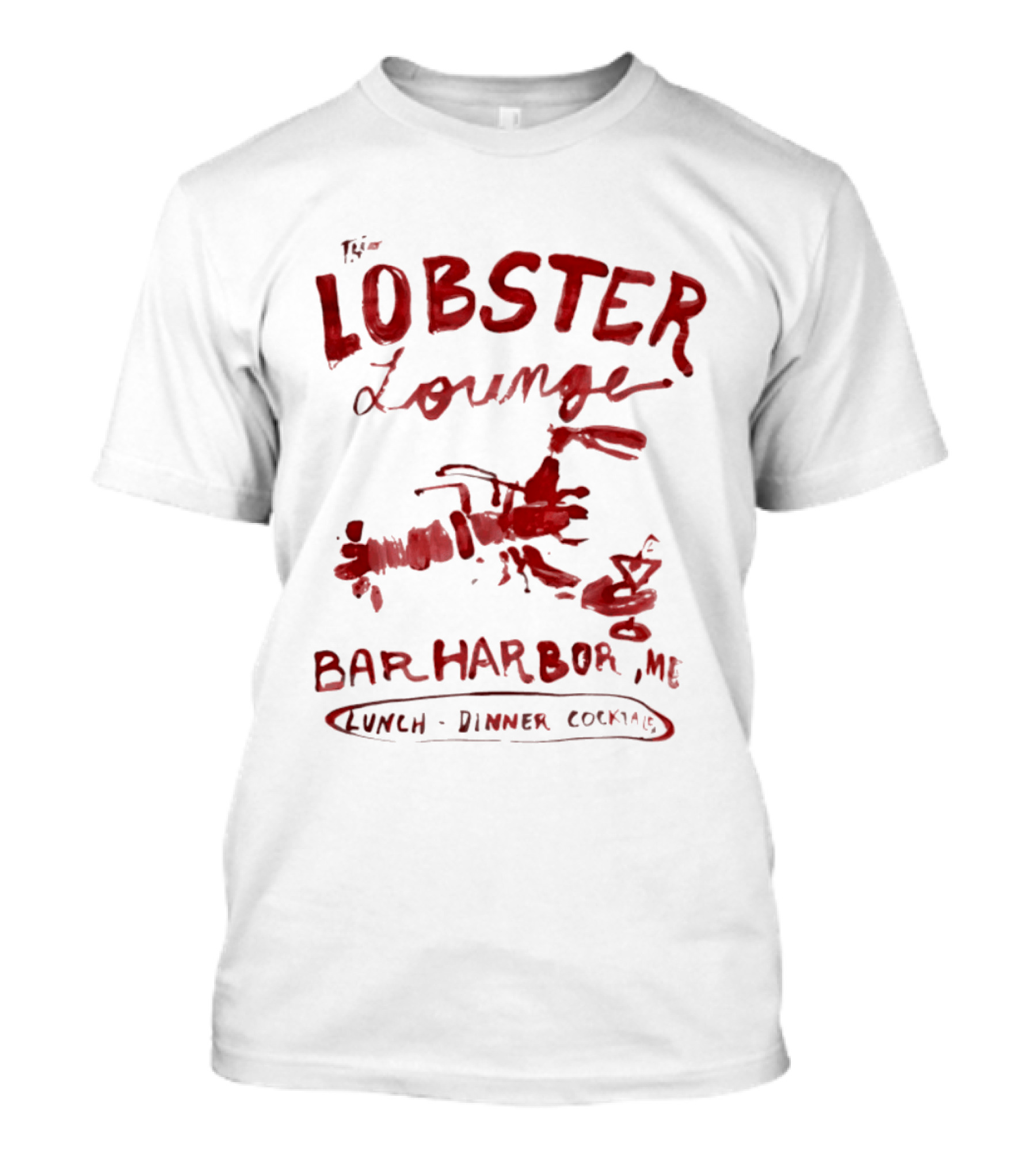 The Lobster Lounge Bar Harbor ME Lunch Dinner Cocktails T-Shirt
